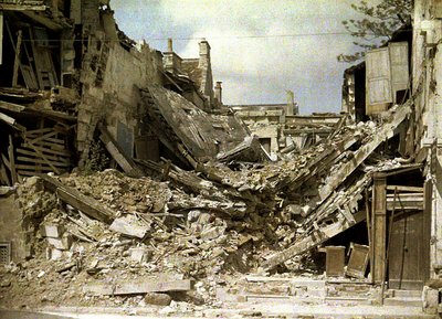 Vue des ruines, Soissons, Aisne, France, 1917 - Fernand Cuville